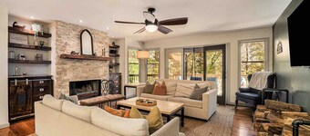 Riverfront Cabin w/ Hot Tub & Outdoor Movie Screen. Quiet Retreat In The Woods!