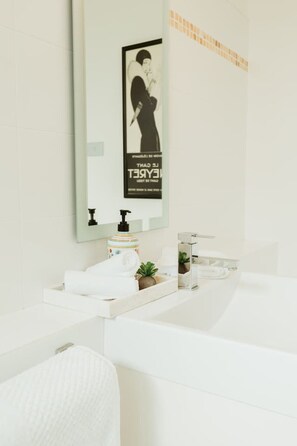 Secador de pelo y toallas