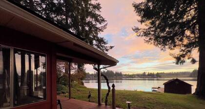 Escape to our 2BR Long Lake waterfront home with private dock, direct lake access, and serene views.