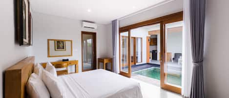 Villa, 2 habitaciones | 2 habitaciones, insonorización, wifi gratis y ropa de cama
