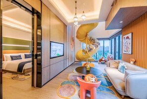 Appartement Duplex Signature, vue ville | Coin séjour
