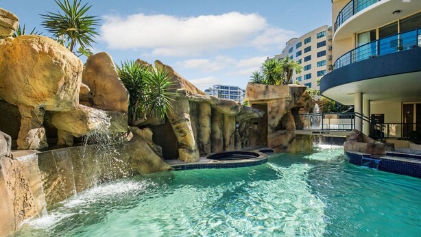 Pool - 8th Floor Ocean Facing Apartment in the Landmark Resort , Mooloolaba (Sunshine Coast)