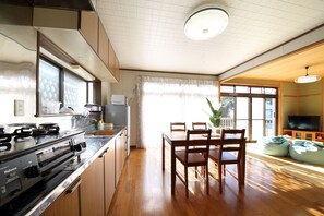 Villa | Private kitchen | Fridge, microwave - Sea Terrace 4-45 (Minamiise)