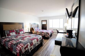Blackout drapes, iron/ironing board, free WiFi, bed sheets