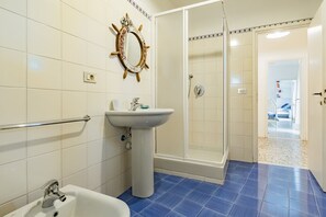 Shower, hair dryer