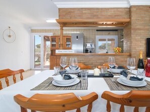 Dining - Ca Na Maria Francisca. Village house for 6 people in Cala Llombards. (Cala Llombards)