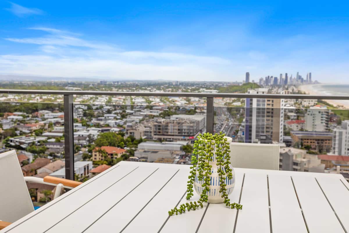 Two Bedroom Two Bathroom Ocean View Apartment - Level 20 | Balcony view