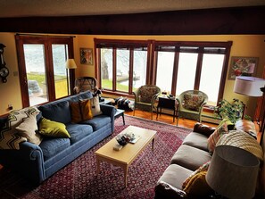 Fireplace, books - Sugar Maple at Hansen Lake, 6 Beds, Historic Charm (Park Falls)