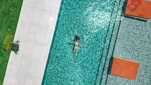 Una piscina climatizada