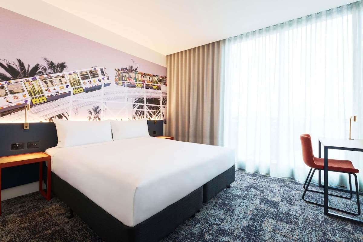 In-room safe, desk, laptop workspace, blackout drapes