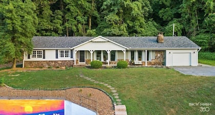 Creekside Oasis - 5BR Retreat with Pool & Hot Tub