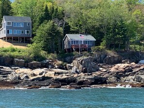 Exterior - Sweet cottage on the water with amazing views! (East Boothbay)