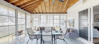 Rehoboth Beach home near beach & boardwalk with grill, streaming, & W/D