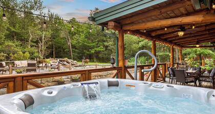 Bigwood Cabin | Near Camelback Skiing, Hot Tub, Game Room, Firepit & Yard