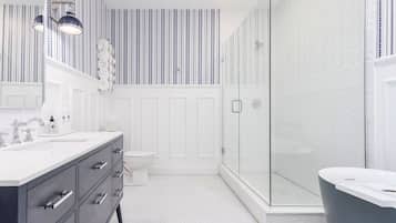 Hair dryer, towels
