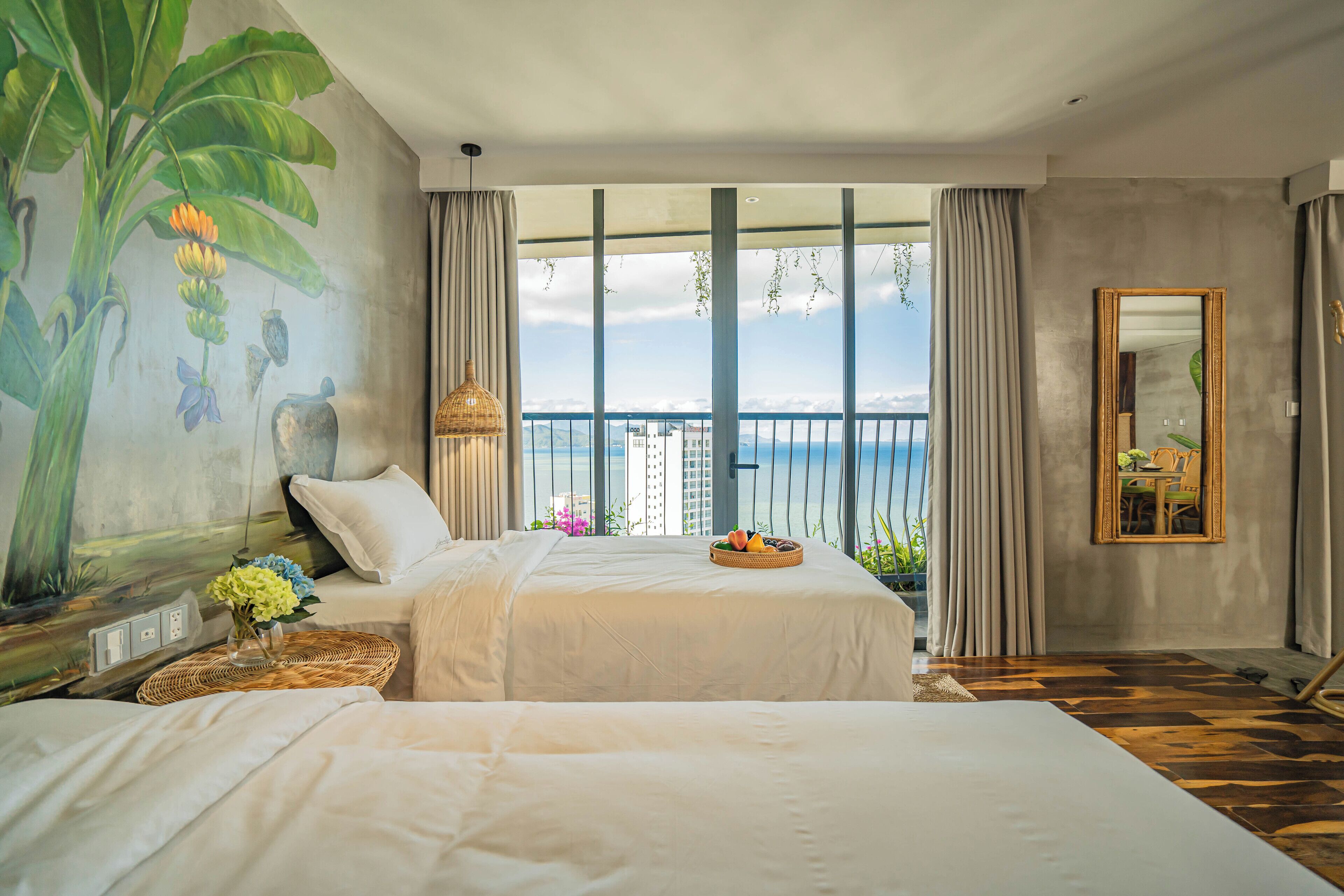 Family Room, Sea View | Egyptian cotton sheets, premium bedding, minibar, in-room safe
