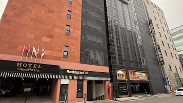 Overnatningsstedets facade