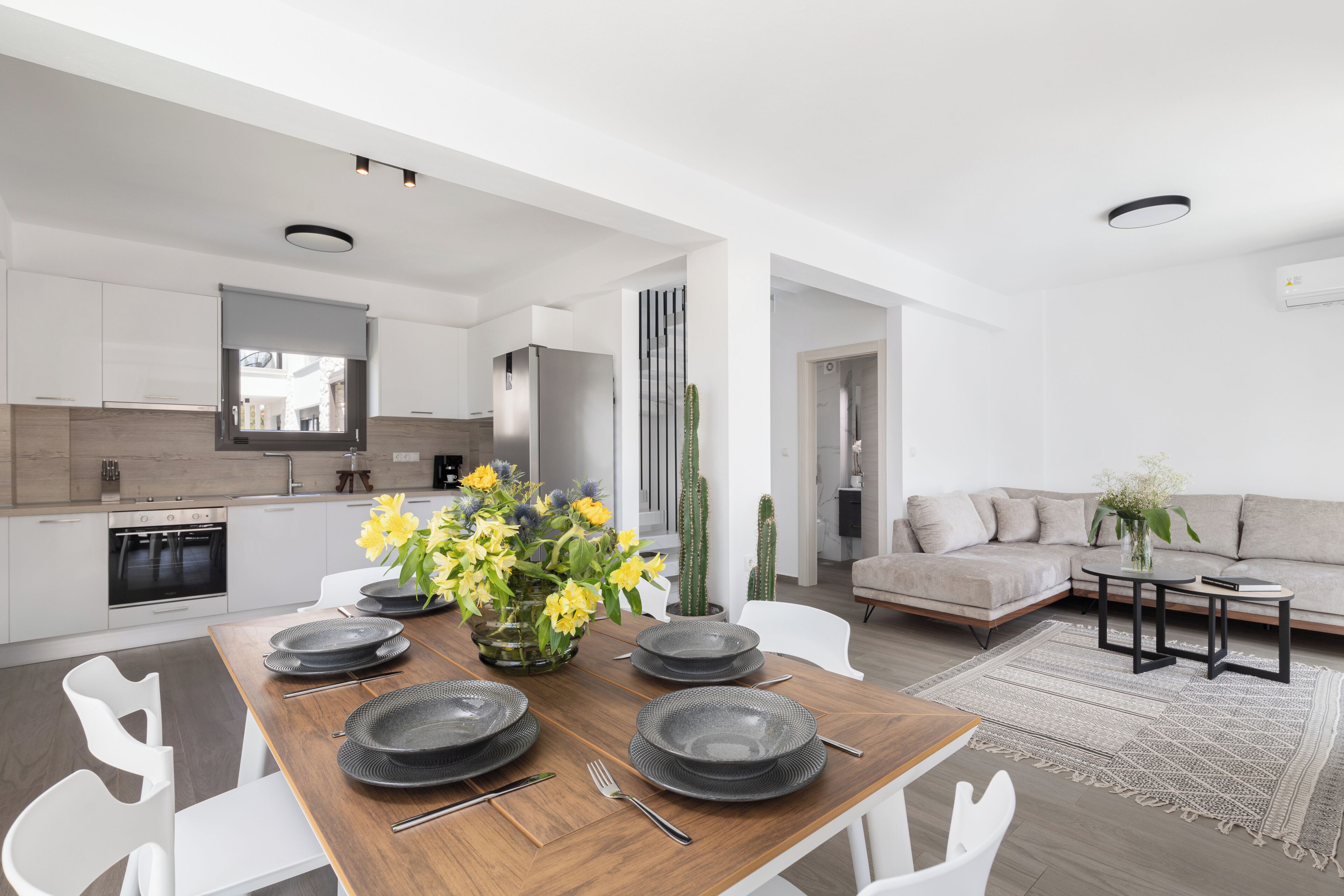 Luxury Villa, 3 Bedrooms, Poolside | Private kitchen | Full-sized fridge, oven, stovetop, dishwasher