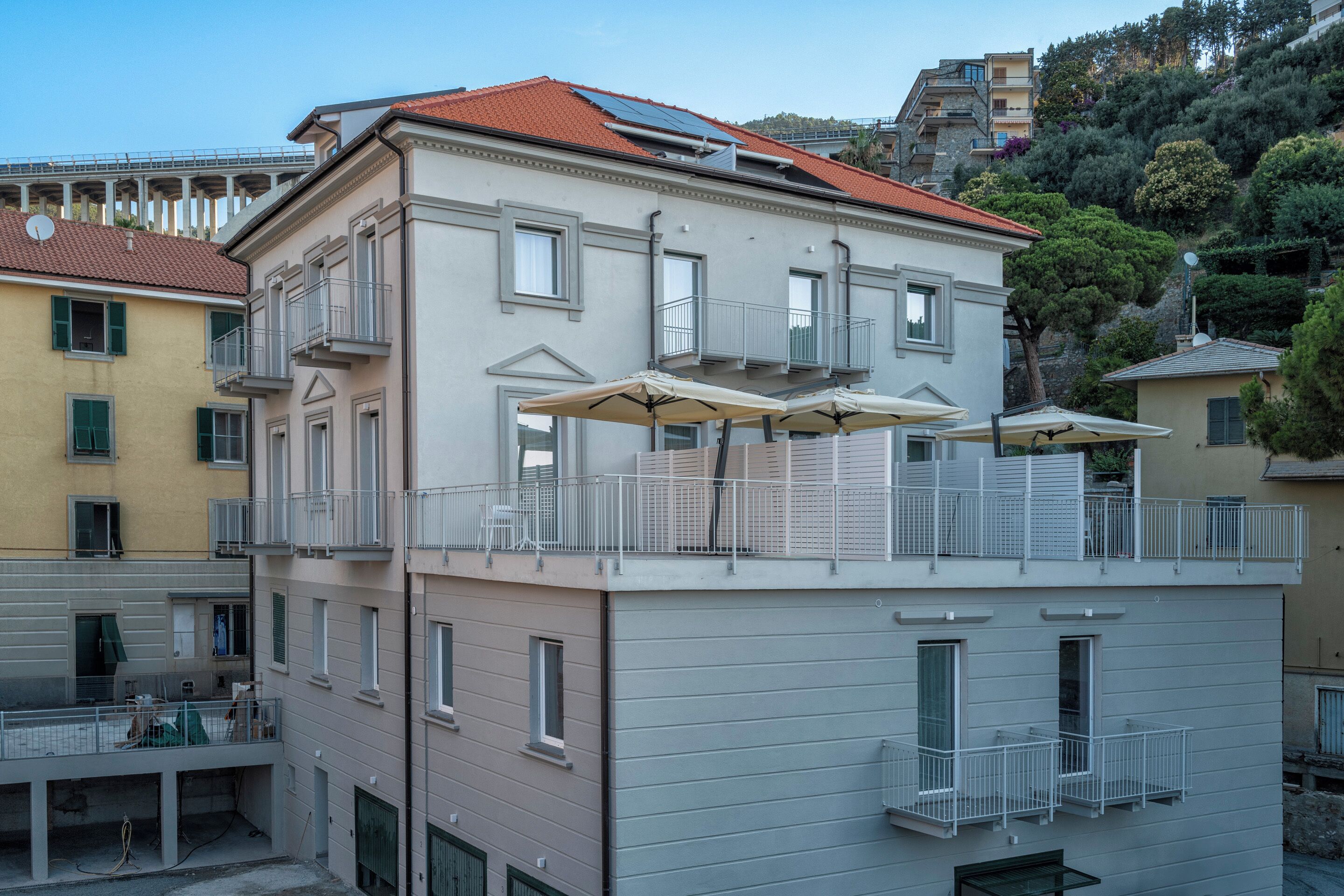 Fassade der Unterkunft