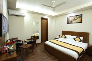 Deluxe-huone | Egyptinpuuvillaiset lakanat, ylelliset vuodevaatteet