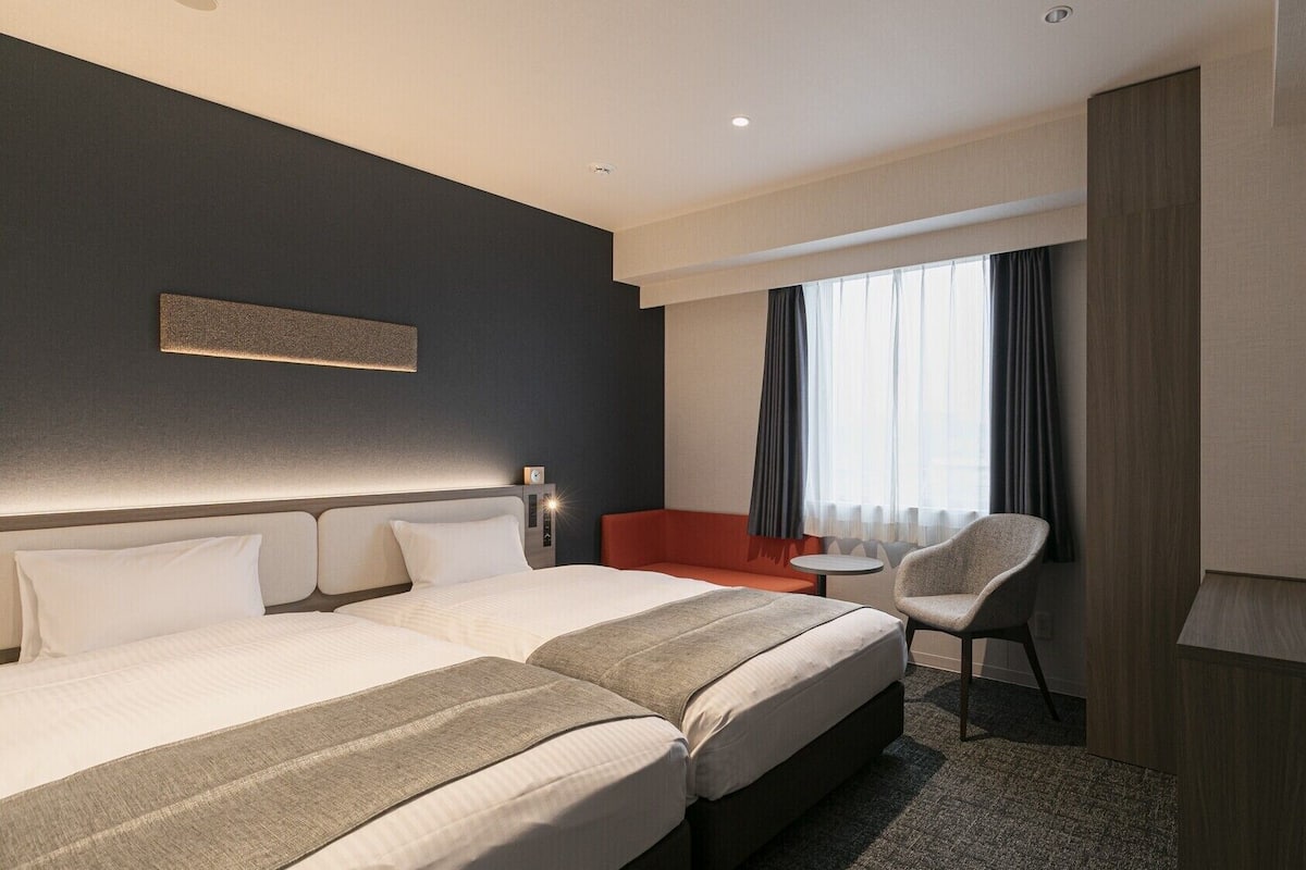In-room safe, desk, laptop workspace, blackout curtains