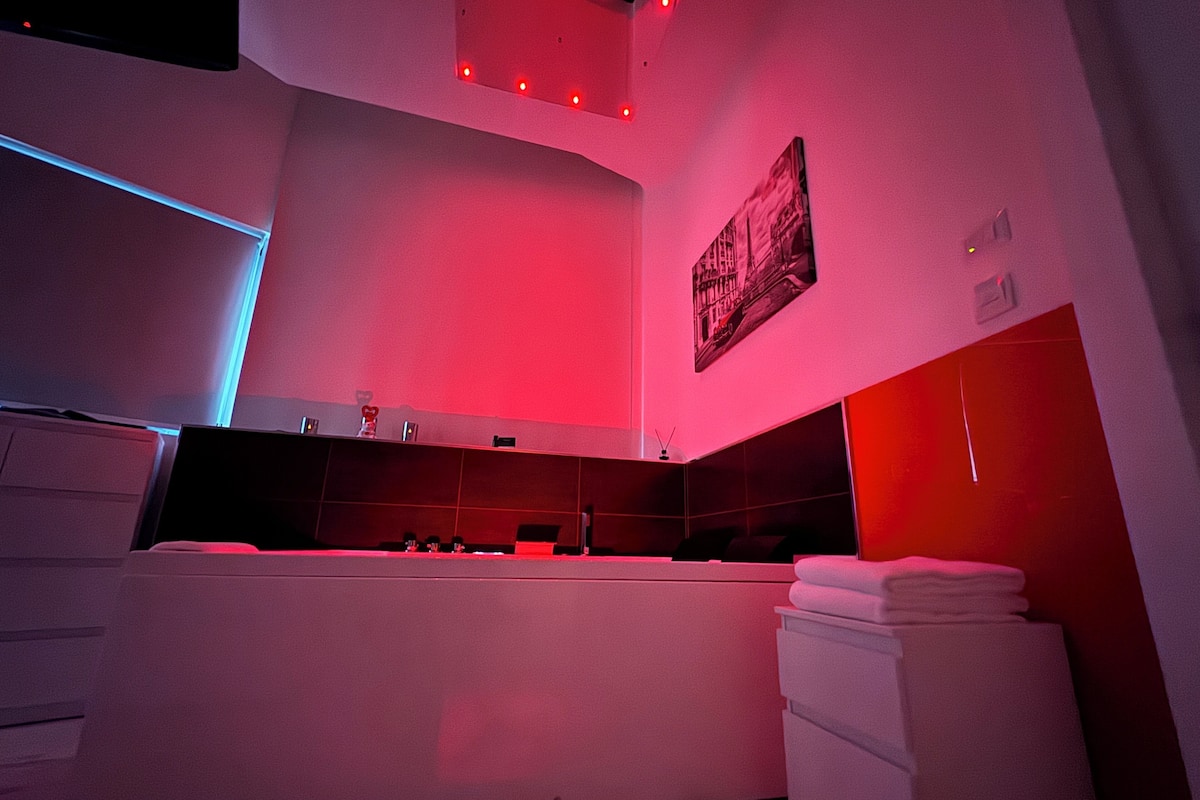 Paris Room | Hochwertige Bettwaren, Daunenbettdecken, Minibar, kostenloses WLAN