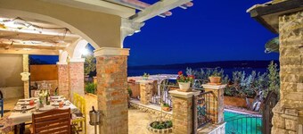 Two houses with pool, and sauna, playground