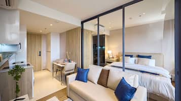 Apartamento design | Área de estar | TV LED