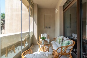 Appartement Élite, balcon, vue ville | Balcon