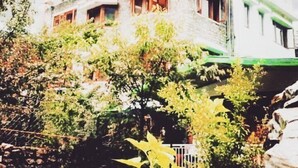 A multi-story building with balconies, surrounded by dense vegetation. - Hotel Devlok International (Bhuntar)