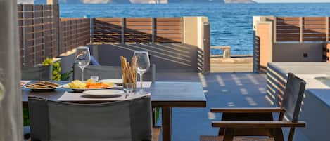 Villa, 3 camere da letto, vista mare | Terrazza/patio