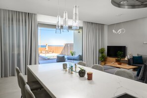 Villa, 3 Schlafzimmer, Meerblick | Blick vom Balkon