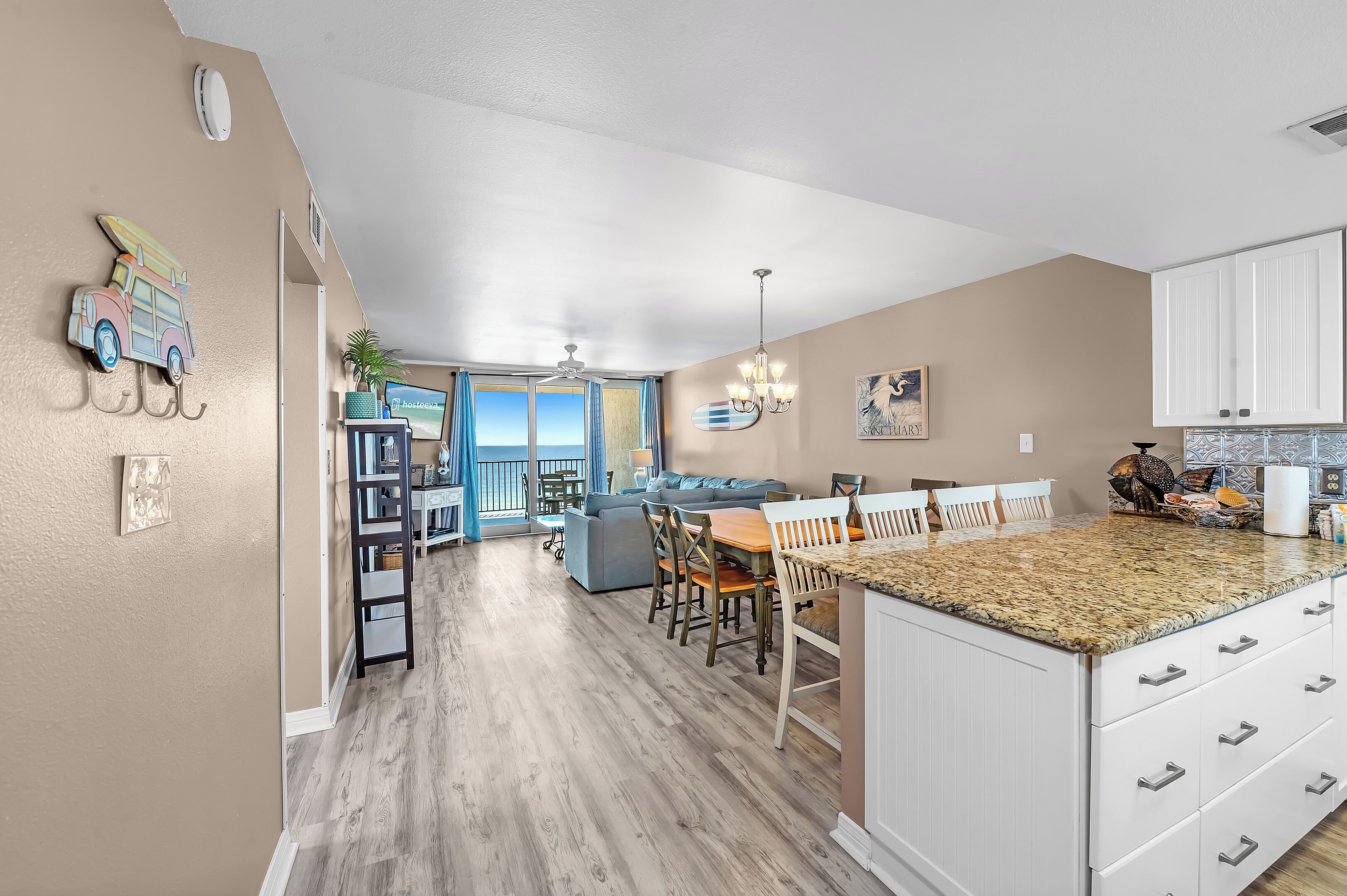 Signature Condo, 2 Bedrooms, Balcony, Beach View | Private kitchen | Fridge, microwave, oven, stovetop