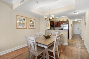 Dining - Tranquil Tides: 2BR Condo with Washer Dryer Wi-Fi (North Myrtle Beach)