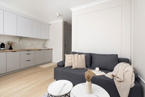 Studio, privat bad | Individuelt dekorert, individuelt innredet og strykejern/-brett