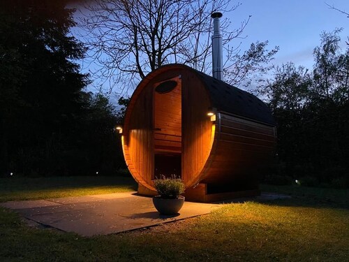 Privé Wellness Verblijf met Grote Tuin in de Natuur - Natuurhuisje Lotus