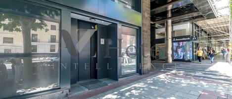 Voorkant van accommodatie