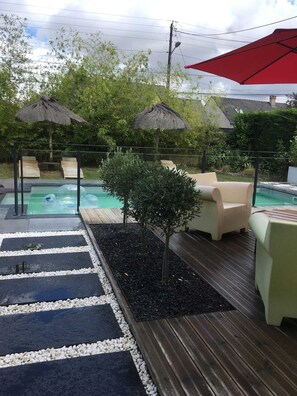 Terrace/patio - L'Enclume, the forger's lodges (Les Garennes sur Loire)