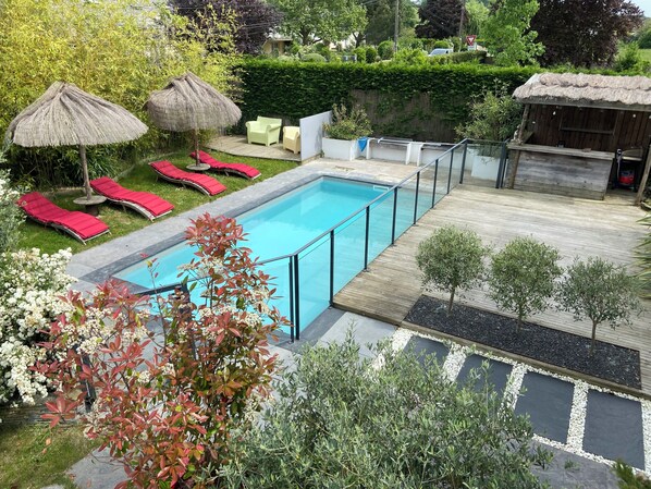 Opvarmet pool