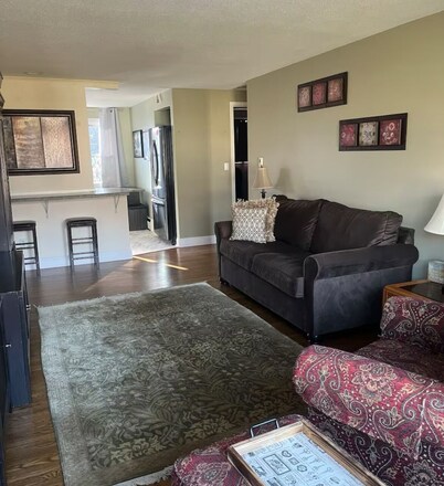 Niagara Falls is only 30minutes away.Airport 4 min away. Family & pet friendly!