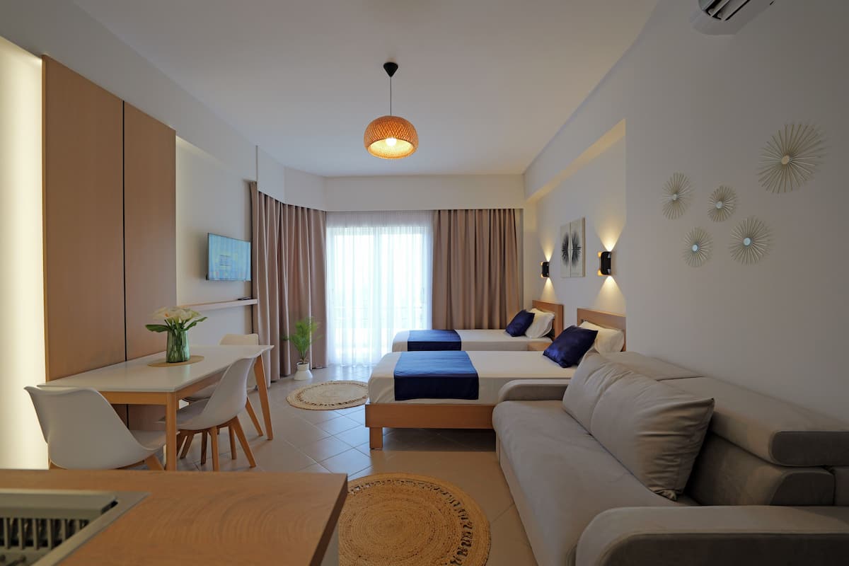 1 habitación, ropa de cama hipoalergénica y sistema de insonorización