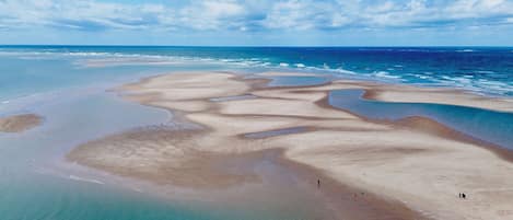 Uitzicht op strand/zee