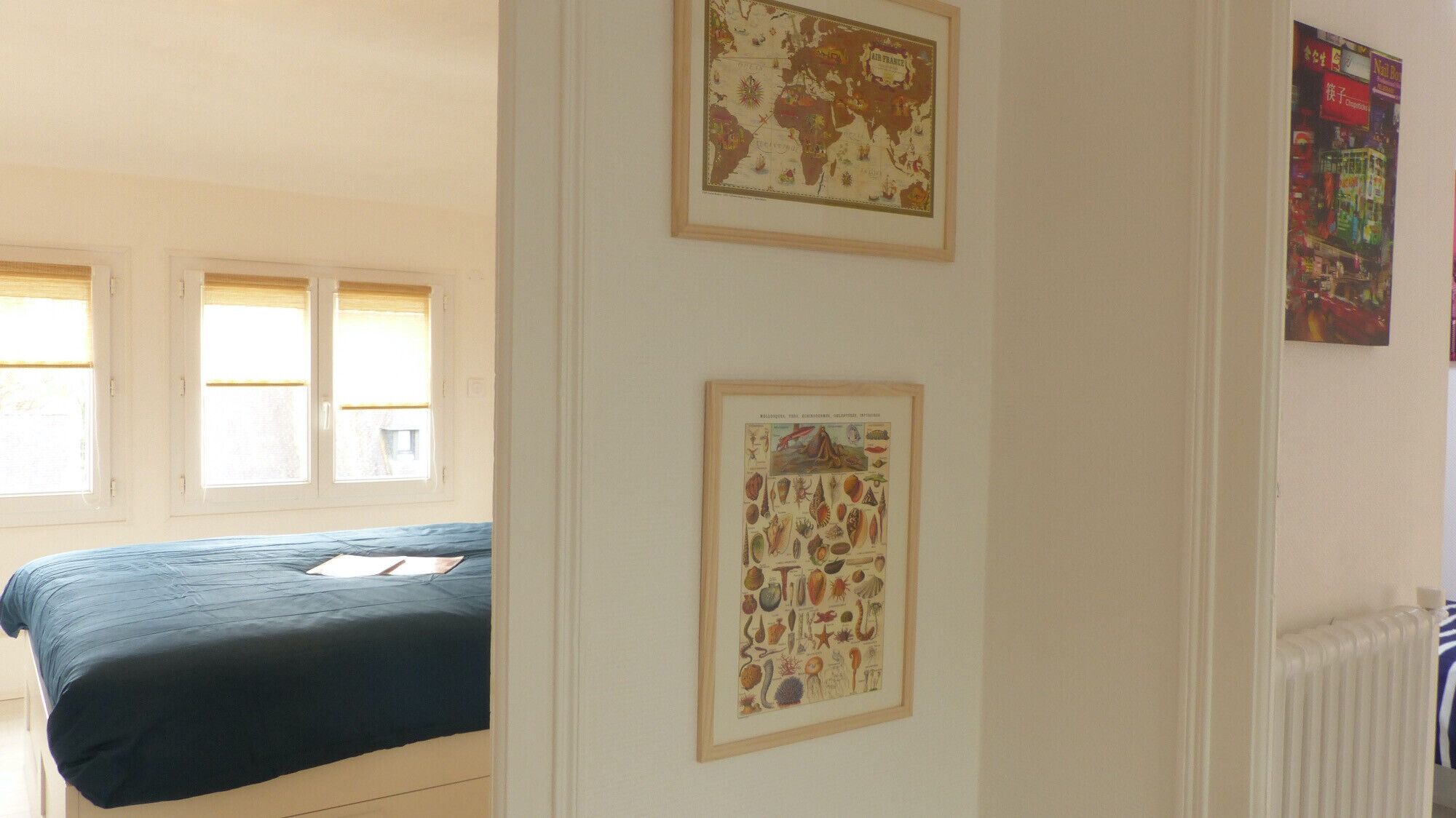 3 slaapkamers, een bureau, een strijkplank/strijkijzer, gratis wifi