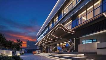 Voorkant van accommodatie