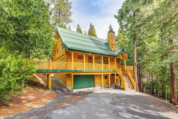House (2 Bedrooms) | Front of property - Mountain Cabin w/ Hot Tub: 4 Mi to Shaver Lake! (Shaver Lake)