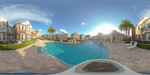 Villa, Accessible - 4 BR 4 BA Villa 5min Disneyworld 1804ft Gym (Kissimmee)