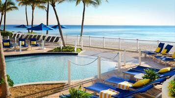 Piscine extérieure, piscine chauffée