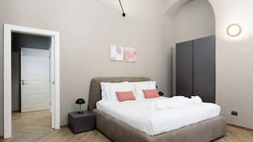 1 habitación y ropa de cama de alta calidad