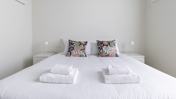 Leilighet (1 Bedroom) | 1 soverom, sengetøy i egyptisk bomull og sengetøy av topp kvalitet