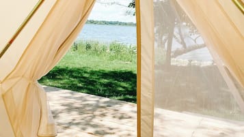 Premium Tent | 1 bedroom, Egyptian cotton sheets, premium bedding, memory-foam beds